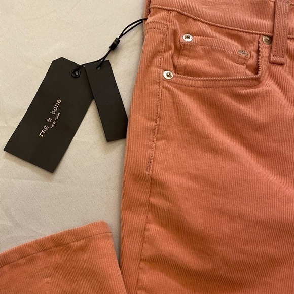 NWT RAG & BONE High Rise Corduroy Skinny Pants, 25 - Picture 4 of 7